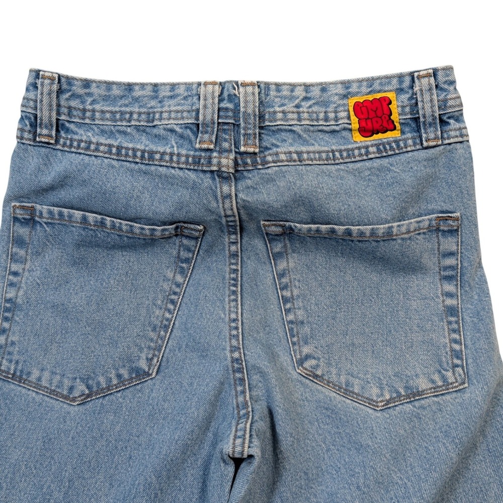 Empyre Mens Loose Fit Jeans 28 Light Wash Blue Denim